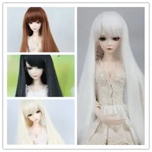 BJD SD кукла парики cos косплей длинные прямые волосы парик-1/3 1/4 1/6