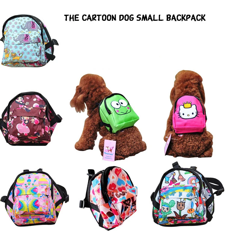 

2016 Fashion Pet Backpack Pet Go Out Carrying Dog Cartoon school bag