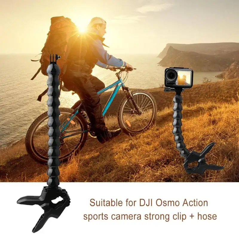 Держатель для шеи Gooseneck Flex Clamp Mount авиационный винт для DJI Osmo Action