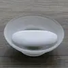 1Pcs Portable Soap Dish Round Glass Storage Box Clear Holder Accessories For Shower Bathroom Hotel 2