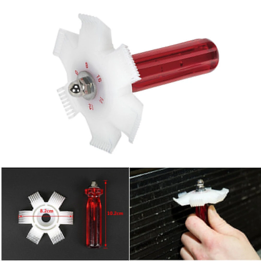 

Cleaner Tool Air Conditioning Condenser Auto Tool Condenser Radiator Evaporator Fin Straightener Comb Rake Cooling Brush
