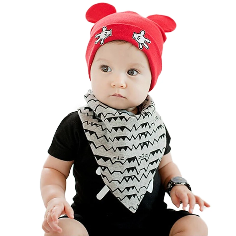 Spring New Baby Boy Hat Cotton Newborn Toddler Baby Girl Beanie Cute