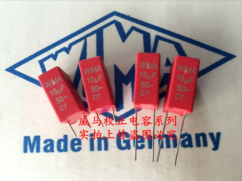 2020 hot sale 4pcs/10pcs German audio capacitor WIMA MKS2 50V 10UF 50V 106 P: 5mm spot Audio capacitor free shipping велорюкзак deuter vista spot 18 л nutmeg blush 2020 21 3811221 6504