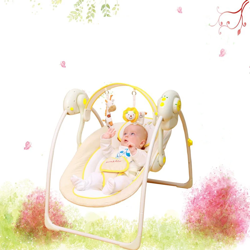 Baby Electric Vibration Rocking Chair Portable Baby Swings Music