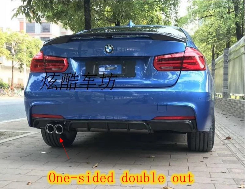 MONTFORD для BMW F30 F35 3 серии 2012 2017 Автомобильный задний диффузор из углеродного