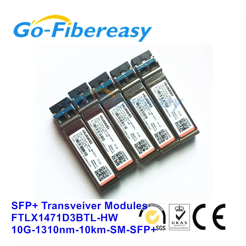 

SFP Transceiver HUAWEI SFP+ 10G FTLX1471D3BTL Single mode Duplex 1310nm LC connector
