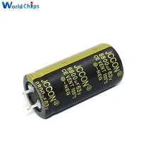 Diymore с алюминиевой крышкой, 63В 6800 мкФ 25X50 мм Алюминий электролитический конденсатор с алюминиевой крышкой, высокая частота низкая ESR 63V6800uF 25*50 мм сквозное отверстие конденсатор с алюминиевой крышкой