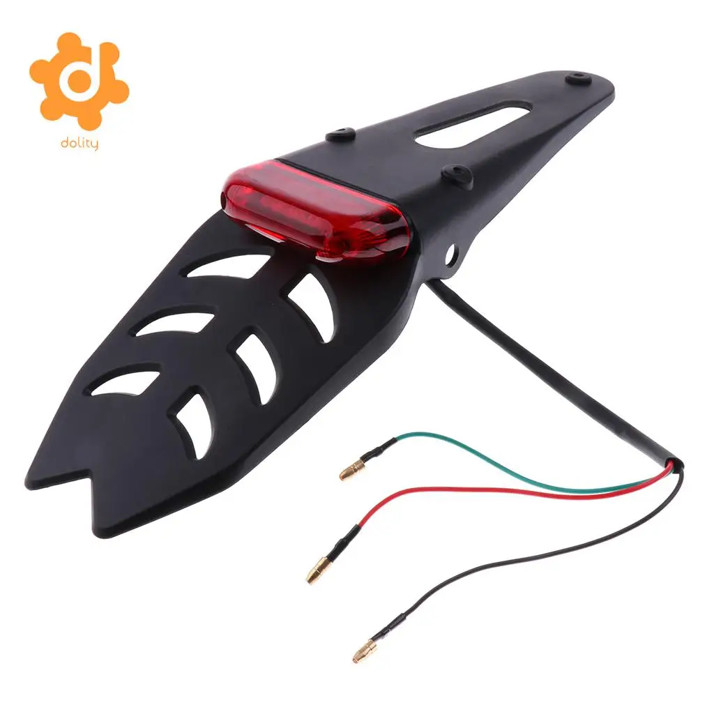 dolity Motorcycle LED Tail Brake Stop Light For Kawasaki KLR250 KLR650 KLX250 KX125