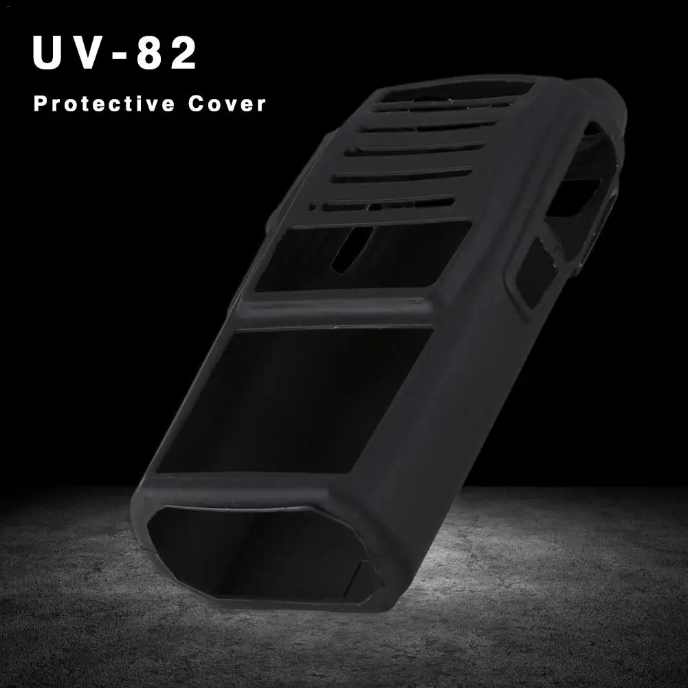 Портативный мягкий силиконовый чехол Защитная крышка для UV82 Радио Walkie Talkie