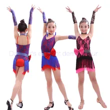 Костюм для латинских танцев для взрослых, кружевное платье для латинских танцев с кисточками для девочек, платья для латинских танцев, S-4XL