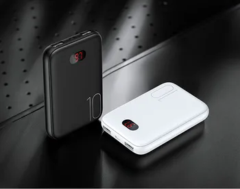 

Power Bank for xiaomi mi iPhone Mini Power Bank 10000mAh LED Display Power bank Battery Fast charging