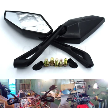 

Universal Motorcycle Rearview Mirrors Motorbike Side Mirrors 8mm 10mm for Yamaha R1 R6 R125 R15 FZ16 FZ1 MT09 MT07 FZ6 XJR1300