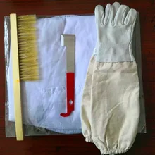 1 Набор инструмент пчеловода экспорт костюм пчеловода анти-пчеловодная перчатка J скребок щетиной подметания