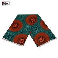 ACI настоящий воск Анкара ткань Африканский Воск Принт Tissu Африканский нигерийский Батик Ткань 6 ярдов/шт для свадебного платья