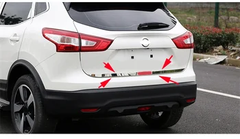 

ABS Chrome Rear Trunk Lid Cover Trim Guard Plate Cover Rear Tailgate Lid Cover For Nissan Qashqai J11 2016-2018 2019 Car Styling