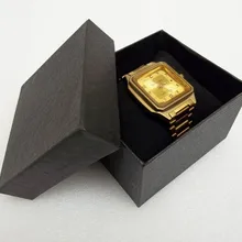 30 шт. Высокое качество наручные часы Органайзер Ювелирная упаковка коробка с черной бархатной подушкой часы дисплей стенд держатель