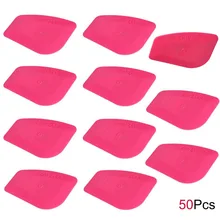 EHDIS 50 шт. розовый скребок автомобильный Авто Виниловая пленка инструмент для установки скребок ручной инструмент автомобильный виниловые обертки автомобильный стикер