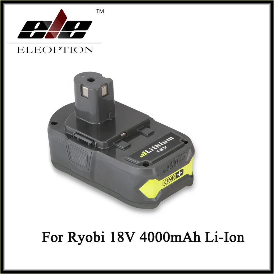18V 4000mAh Li Ion For Ryobi Hot P108 RB18L40 High Capacity Rechargeable Battery Pack font b