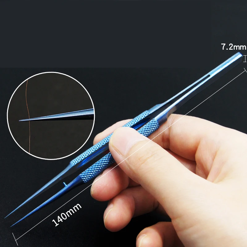 Титан Сплав Точность нержавеющая сталь tweezers профессиональные инструменты для