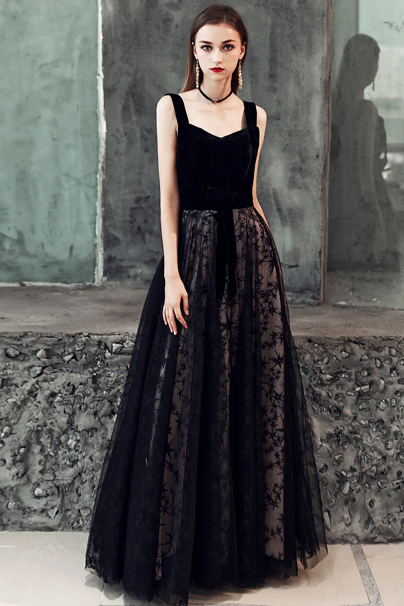 black dinner gowns