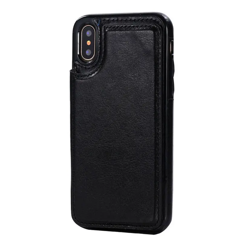Кожаный чехол для телефона для iPhone 11 Pro Max XS X 7 8 Plus 5 5S Визитницы ретро PU чехол для iPhone XS Max XR 6 6s 7 8 XS