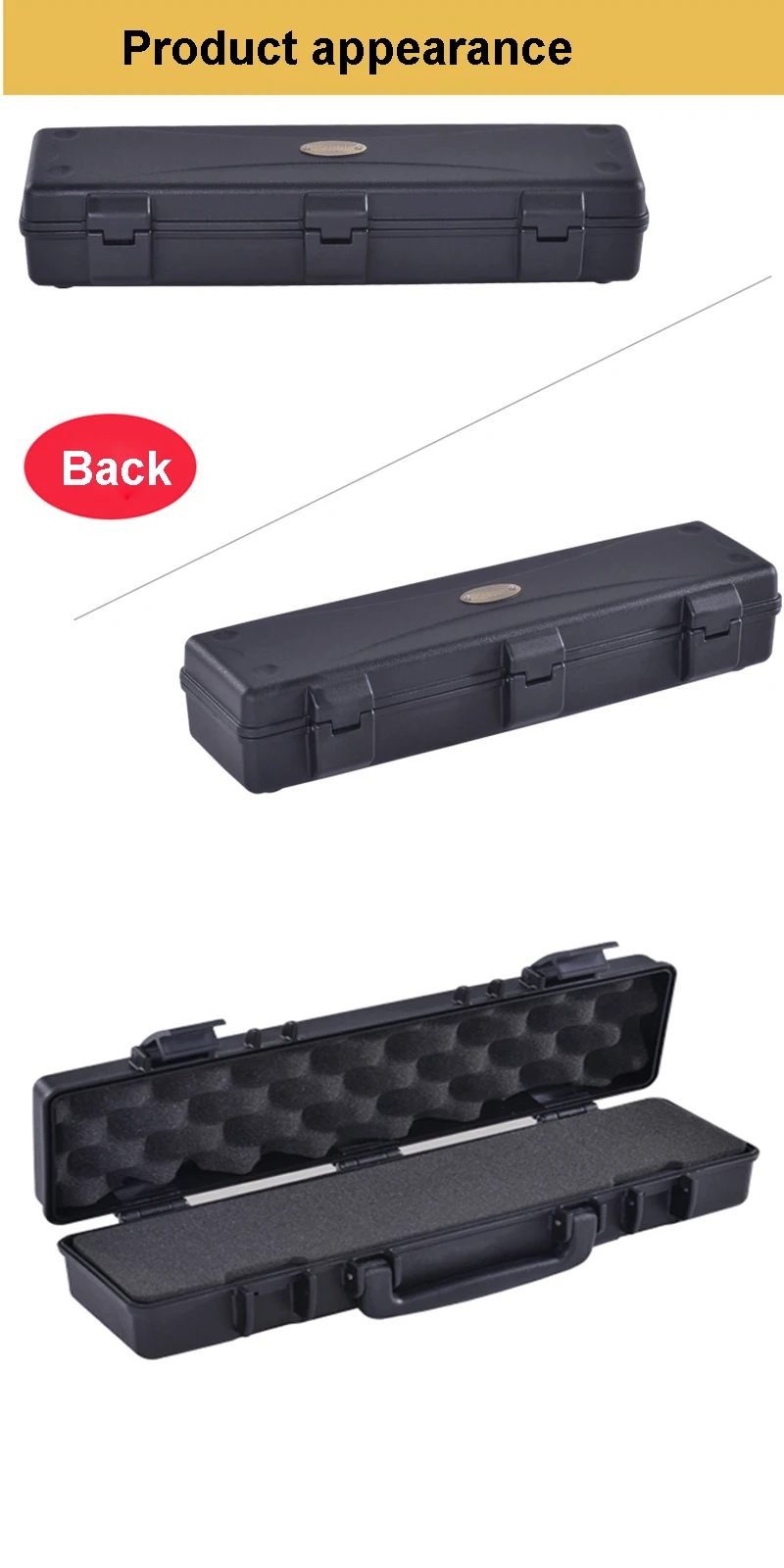 Высококачественный водонепроницаемый защитный ящик для инструментов чемодан ударопрочный герметичный ящик для хранения с