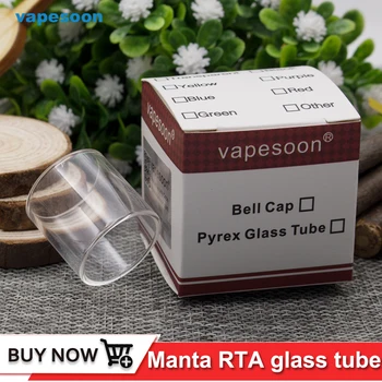 

Original VapeSoon Replacement Glass Tube For ADVKEN MANTA RTA Tank 5ml 3.5ml Atomizer Standard Chubby Normal Spare Glass tubes