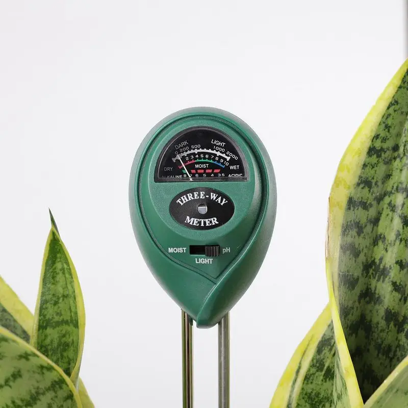 3 In 1 Soil Moisture Meter Digital Analysis PH Tester Garden Detector Hygrometer Light Detector Acidity PH Moisture Meter