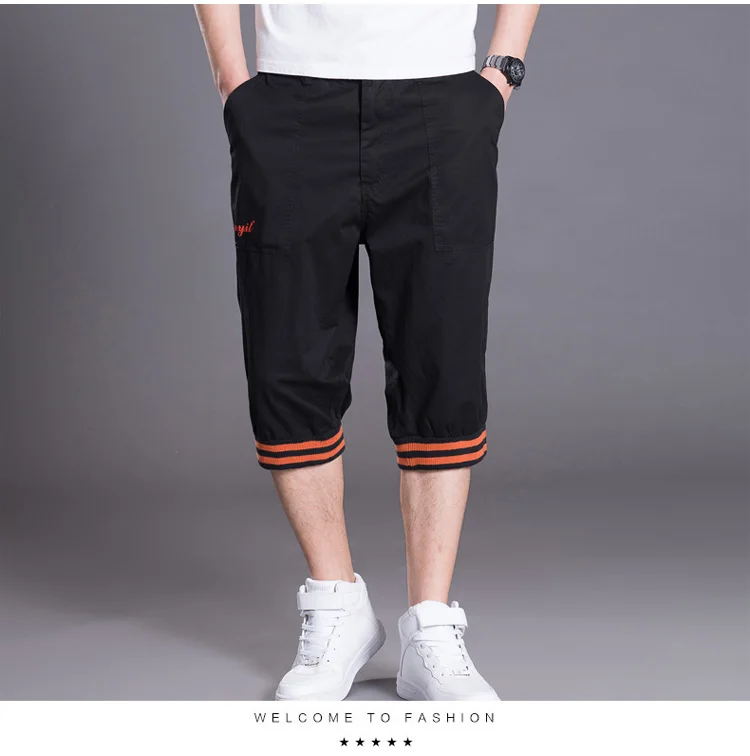 Новые летние модные мужские хлопковые шорты в повседневном стиле прямые мужские шорты джоггеры брюки шорты большие размеры, для мужчин 5XL