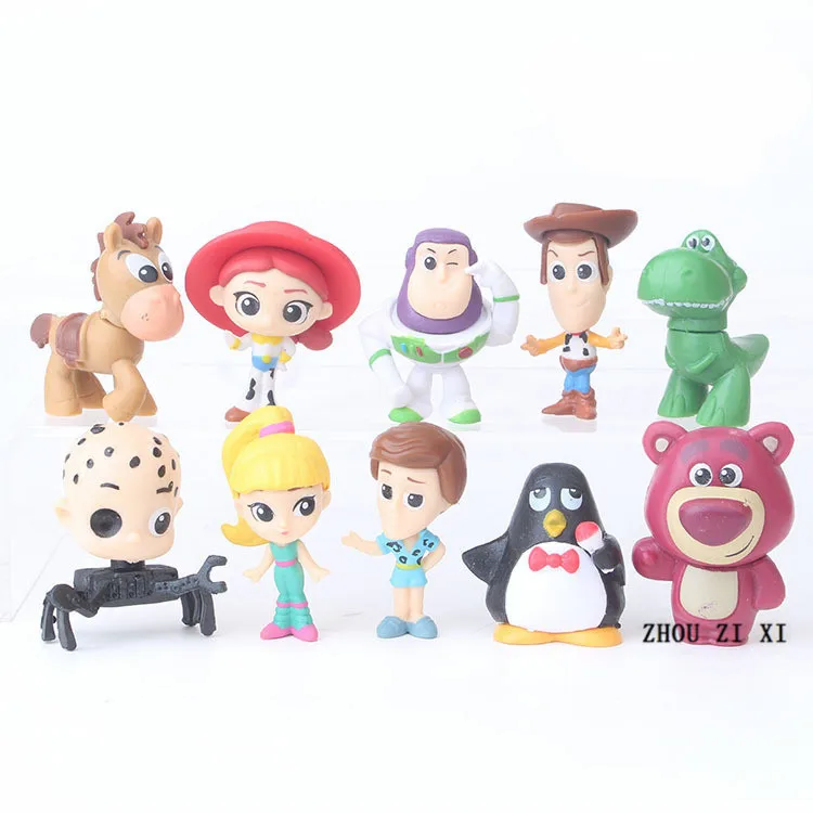 10 pcs/lot anime action figure cake decoration perfect quality figurine Woody Andy Sid Hamm toys for children | Игрушки и хобби