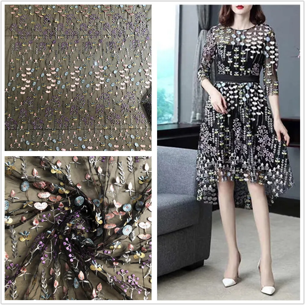African Lace Fabric 2018 High Quality rope embroidery Tulle Velvet French Net For Wedding dress | Дом и сад