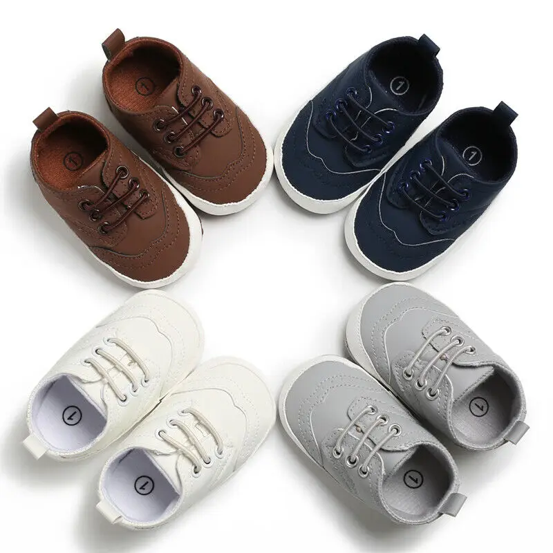 

Newborn Baby Soft Sole Crib Shoes Cross Tied Infant Boy Girl Toddler Sneaker Anti-Slip Soft Shoes