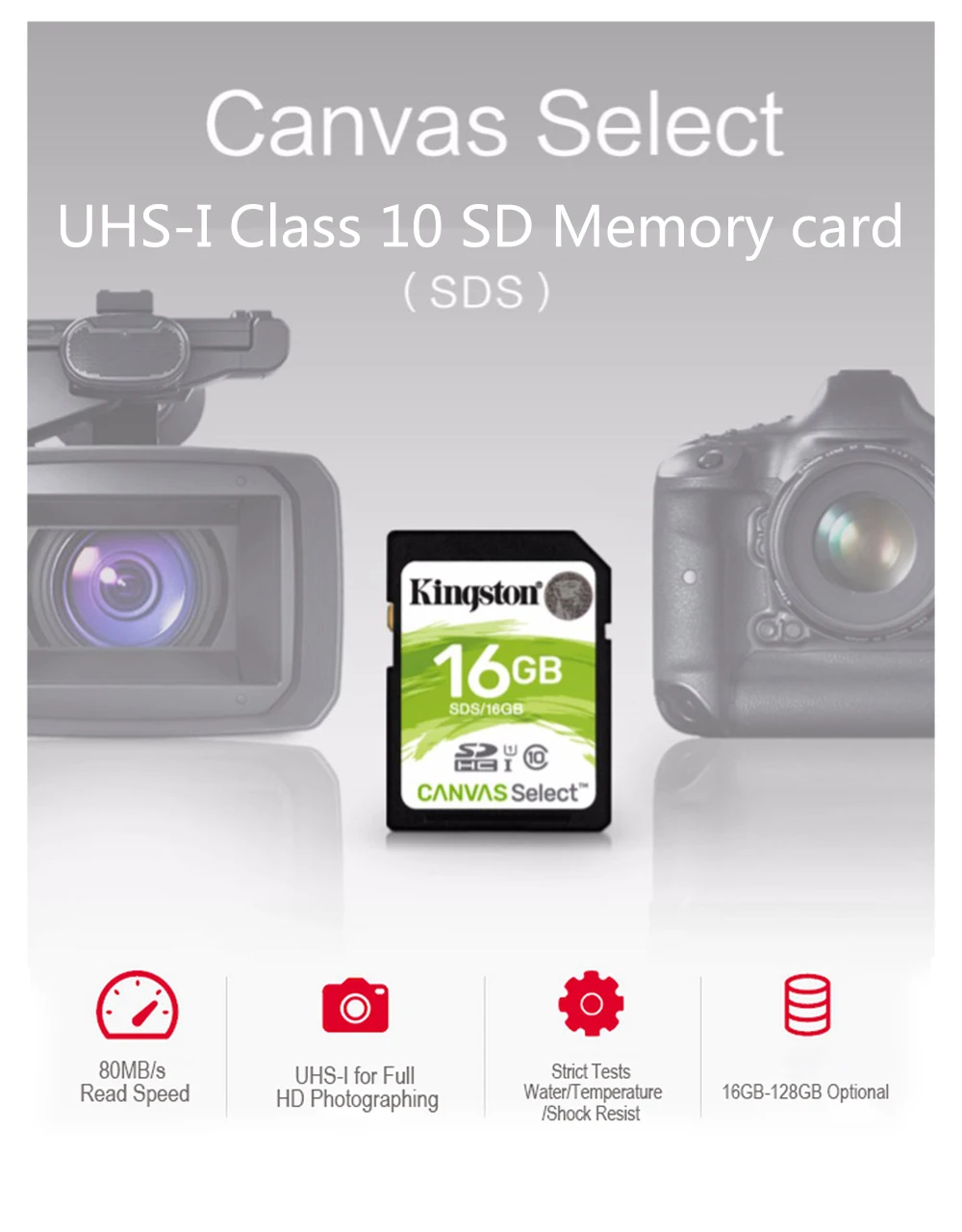 Kingston SD Card 128GB 64GB 32GB 16GB memory card Class10 tarjeta de memoria SDHC SDXC UHS-I HD C10 video carte sd For Camera (1)