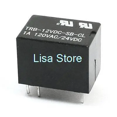 

SPDT 6 Pins PCB General Purpose Power Relay 12VDC Coil Voltage