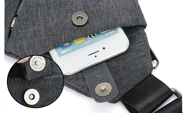 sling pacote masculino viagem lazer ombro crossbody