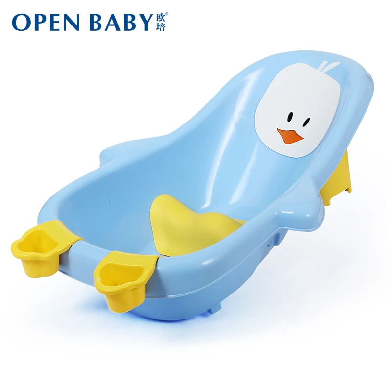 Пластиковая детская ванночка с мультяшным пингвином, ванна для малышей, Детская душевая кабина Ванна с красочным шарик водорослей