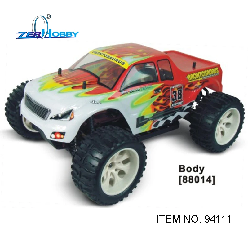 HSP RC игрушечных автомобилей 1/10 Масштаб Электрические Monster Truck матовый RC540 двигателя 7.2 В 1800 мАч батареи(пункт № 94111