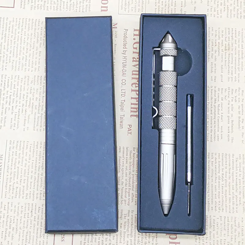 Креативная шариковая ручка высокой твердости для самозащиты с запасным набором для путешествий на открытом воздухе, женские ручки для самозащиты, изысканная посылка, подарки