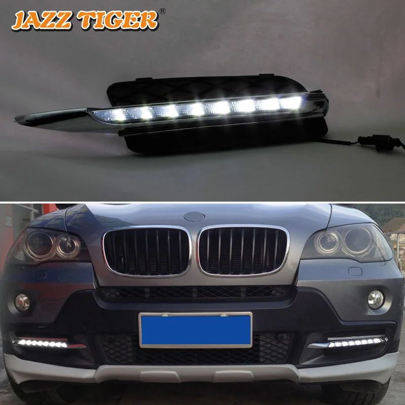 

For BMW E70 X5 2007-2010 No-error Daytime Running Light LED DRL Fog Lamp Driving Lamp Car Styling