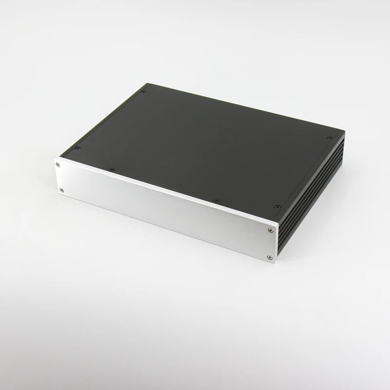 Caja amplificadora DAC, chasis de aluminio, fuente de alimentación, bricolaje, proyecto AMP, W340, H60, L240, nuevo