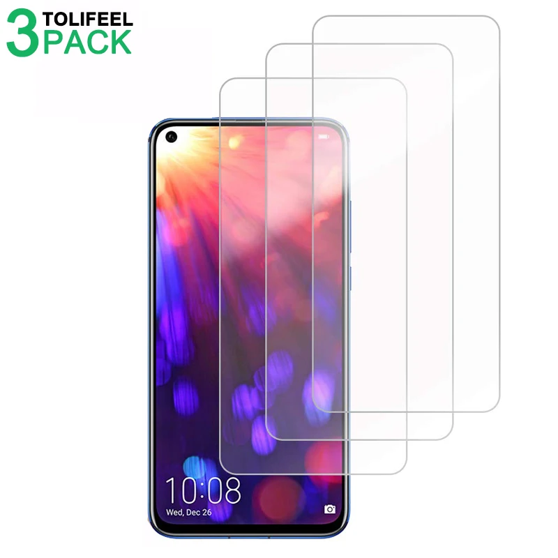 3 шт закаленное стекло для huawei Honor 20 протектор экрана 2.5D 9 H Защитная пленка Pro на