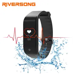 Отель RIVERSONG Фитнес трекер Браслет монитор сердечного ритма Смарт Smartband с Шагомер Браслет Спорт Фитнес Smart watch