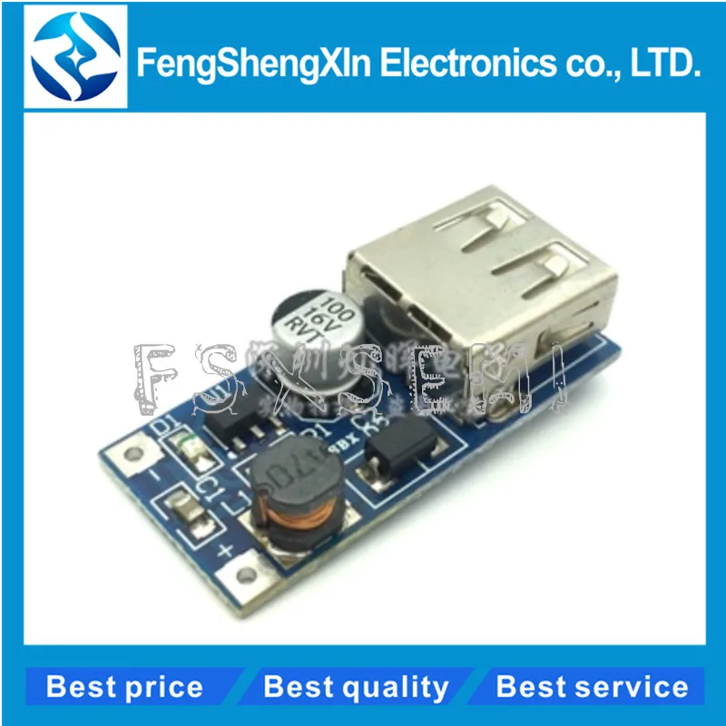 

DC-DC 0.9V-5V to 5V 600MA Power Bank Charger Step Up Boost Converter Supply Voltage Module USB Output Charging Circuit Board