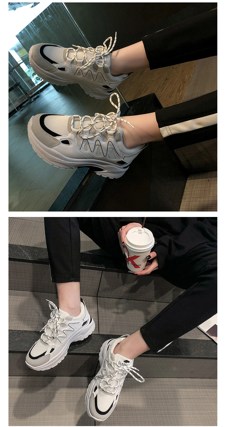 Г., Весенняя модная женская повседневная обувь замшевая обувь на платформе женские кроссовки, женские белые кроссовки, Chaussure Femme