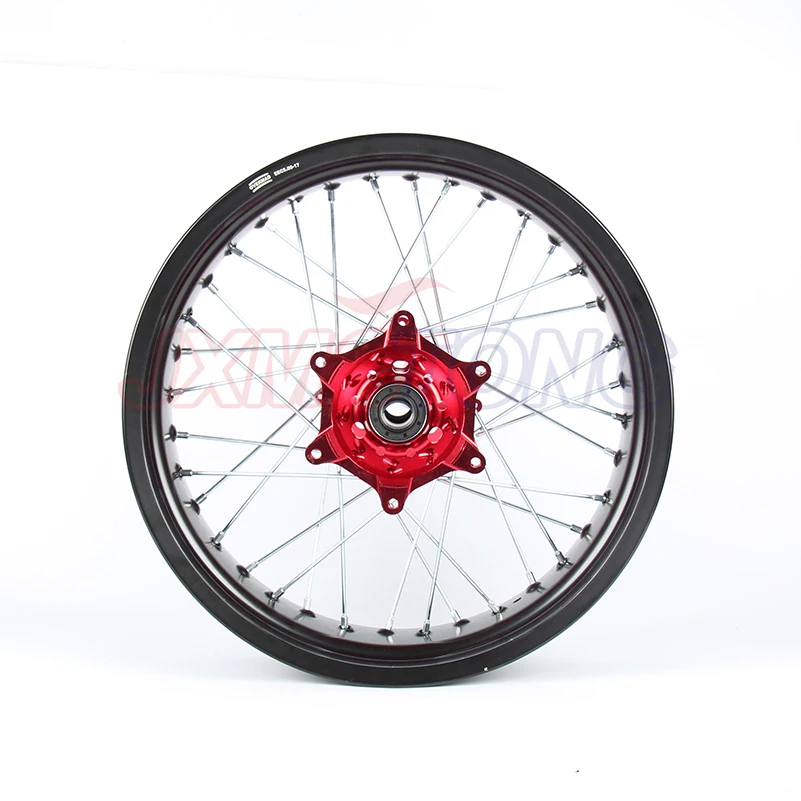 Комплект задних колес 5*17 &quotSUPERMOTO для HONDA CRF250R 2004 2013 CRF450R 2002 2012 2011 2010 2009 2008 2007 2006 2005