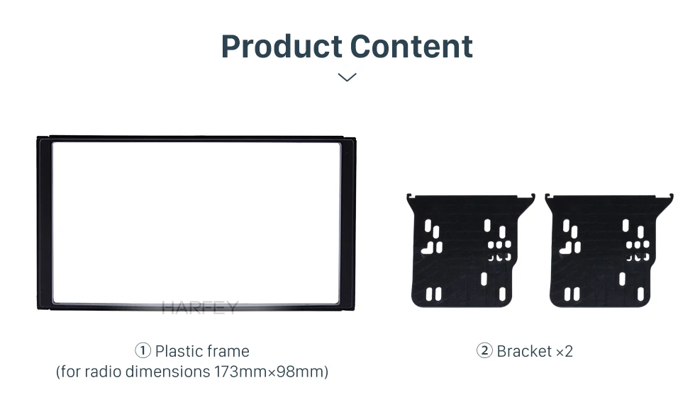 Harfey двойной Din 173*98 мм автомобильный Радио фасции для KIA SORENTO 2006-2009 Даш крепление автомобиля переоборудование DVD рамка автостерео отделка комплект