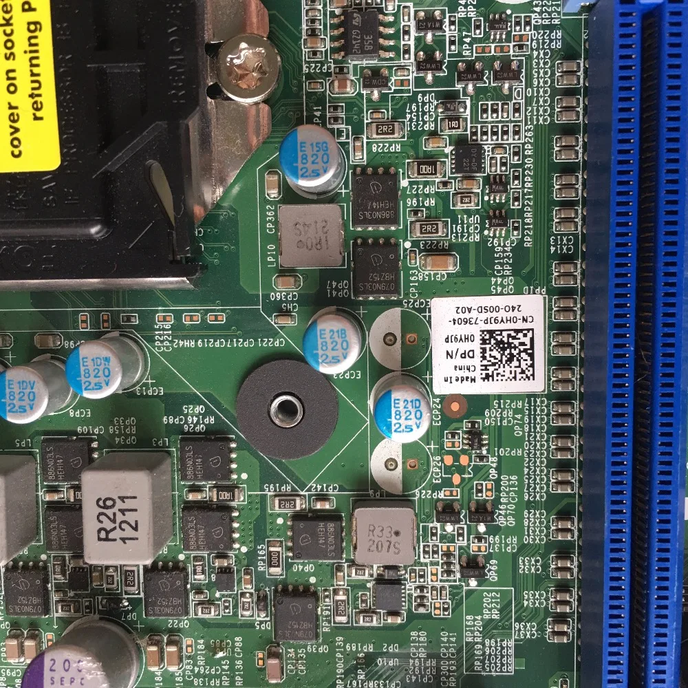 Отличный CN 0HY9JP для Dell Optiplex 790 рабочего стола материнской платы LGA1155 DDR3 HY9JP Q65 100%