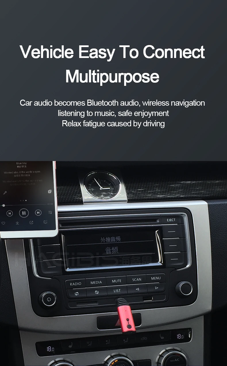 Habilis bluetooth transmissor 5.0 para fones de