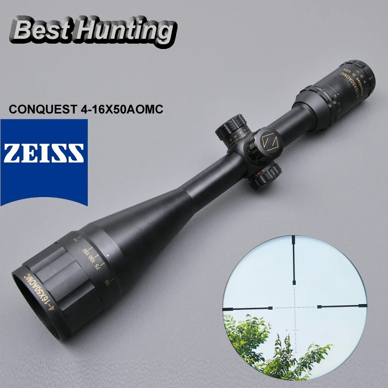

Zeiss Conquest 4-16x50AOMC Hot Sale Aiming Scope with Red and Green Lights For Outside Sniper