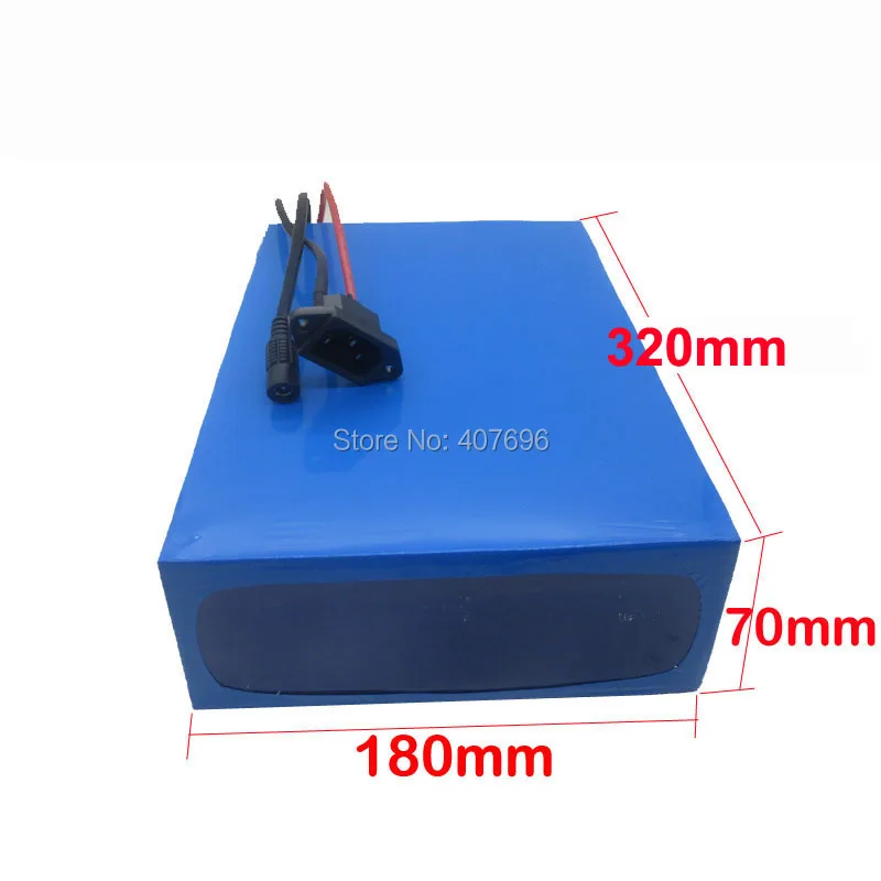 Top Free customs fee 1500W 65V Lithium ion battery 64.8V 20AH Electric bike scooter battery with 30A BMS 75.6V 2A Charger 4